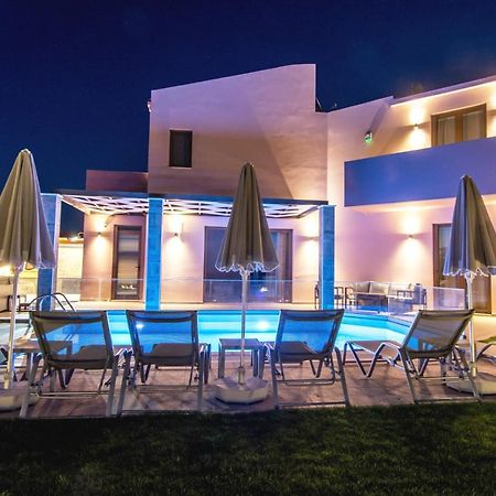 Villa Anthi, A Modern Villa With Salted Water Pool,Hot Tub & Bbq! Rethymno Esterno foto